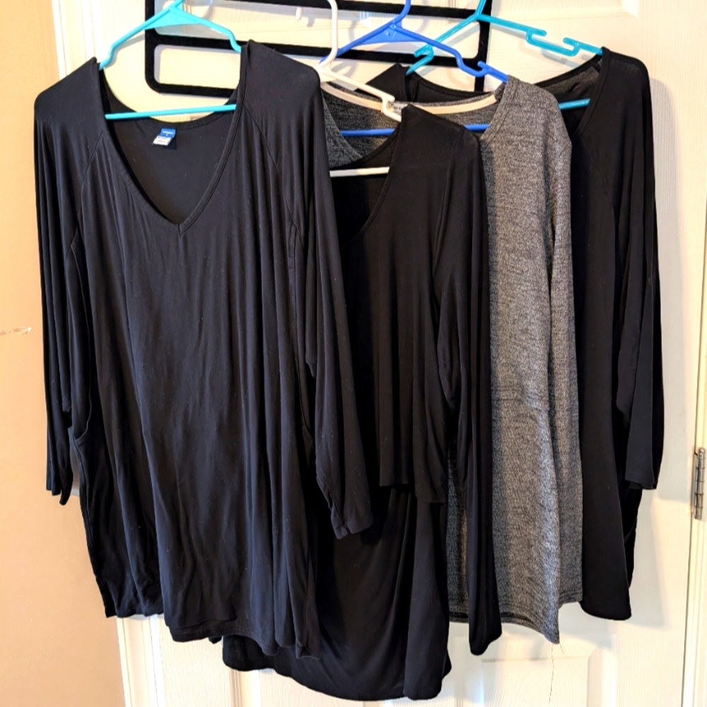 Women's Nursing shirt lot long sleeve and 3/4 sleeve